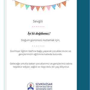 Doğum Günü Sertifikası