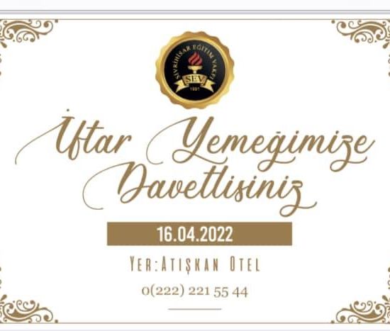 Ramazan’da iftar yemeğinde buluşuyoruz
