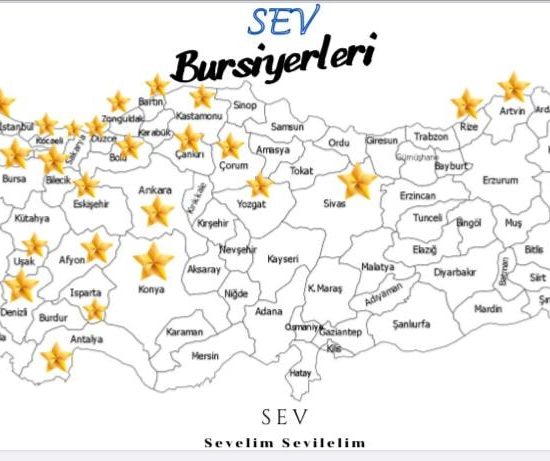 SEV BURSİYERLERİNİN ÖĞRENİM GÖRDÜĞÜ İLLER