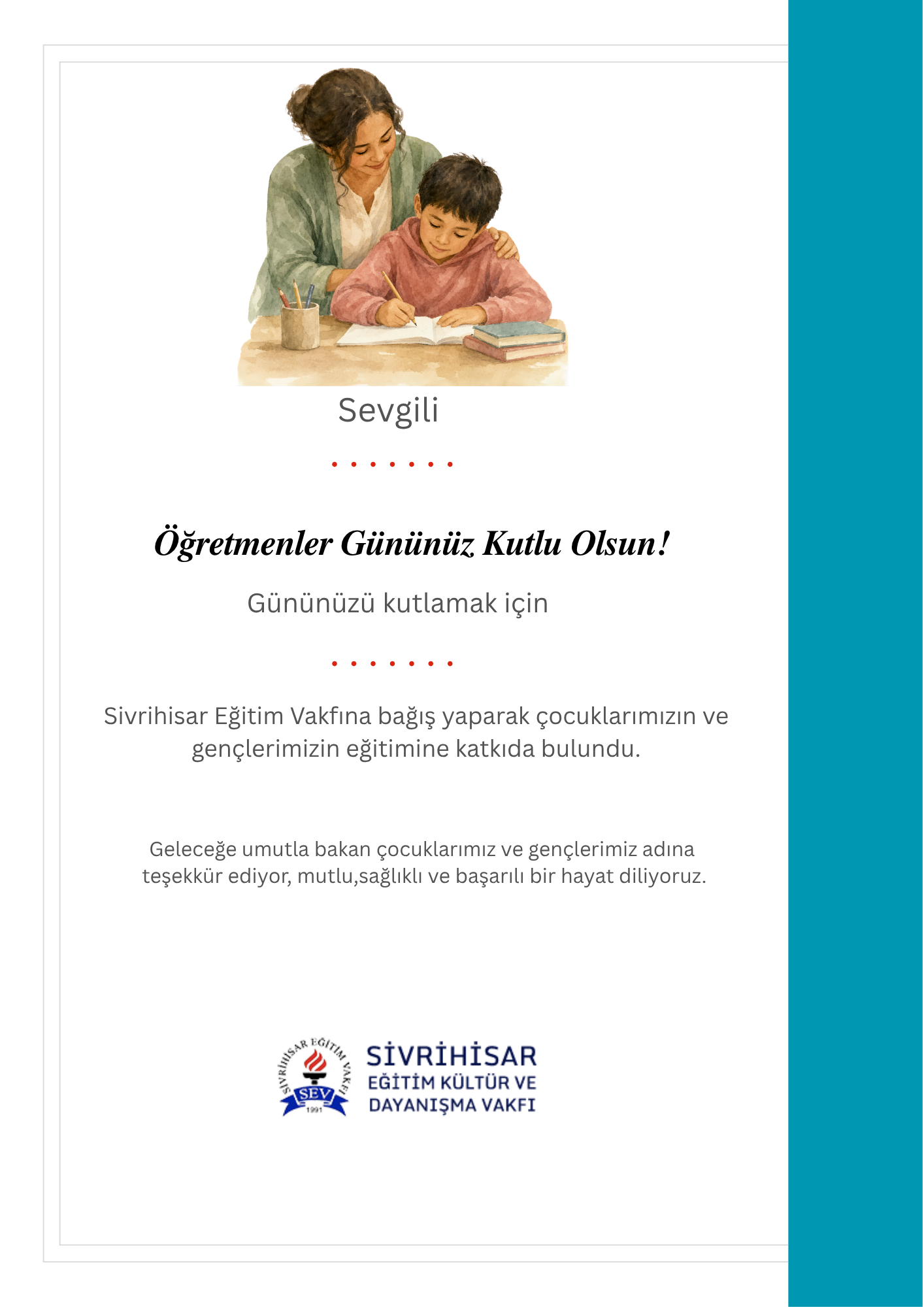 Öğretmenler Günü Kutlaması