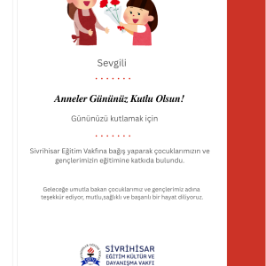 Anneler Günü Kutlaması